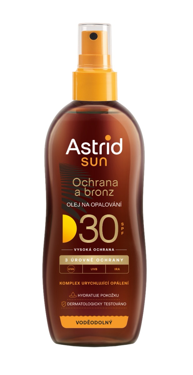 Astrid SUN Olej na opalování SPF30 200 ml Astrid