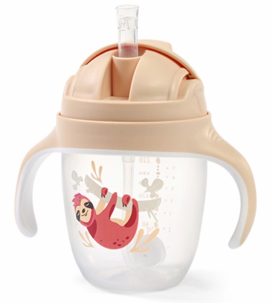 Babyono Nekapající hrneček se zatíženým brčkem