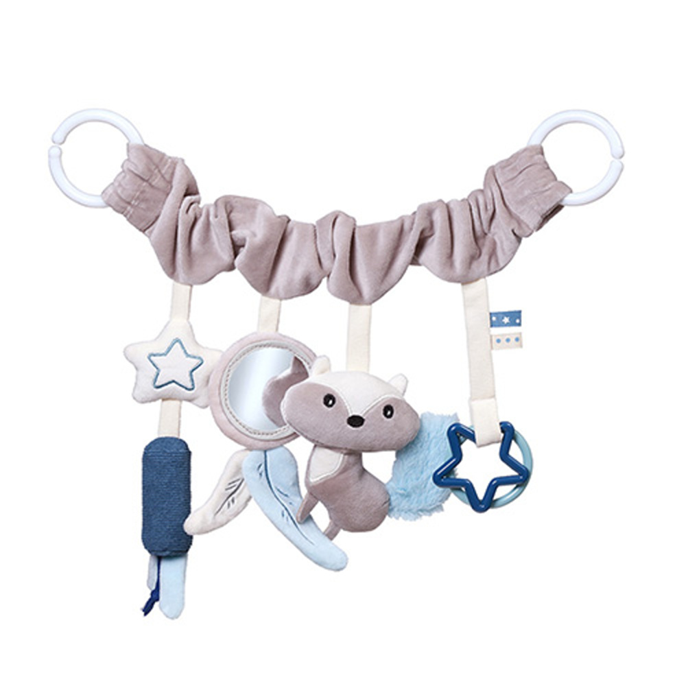 Babyono Závěsná edukační hračka RACCOON