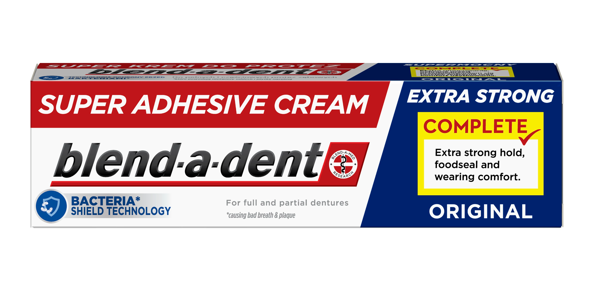 Blend-a-dent Complete Original Extra Strong fixační krém 47 g Blend-a-dent