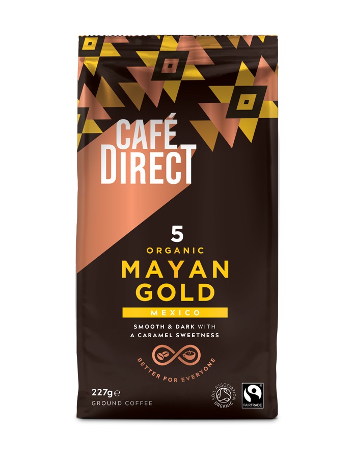 Cafédirect BIO Mayan Gold Mexiko SCA 82 mletá káva 200 g Cafédirect