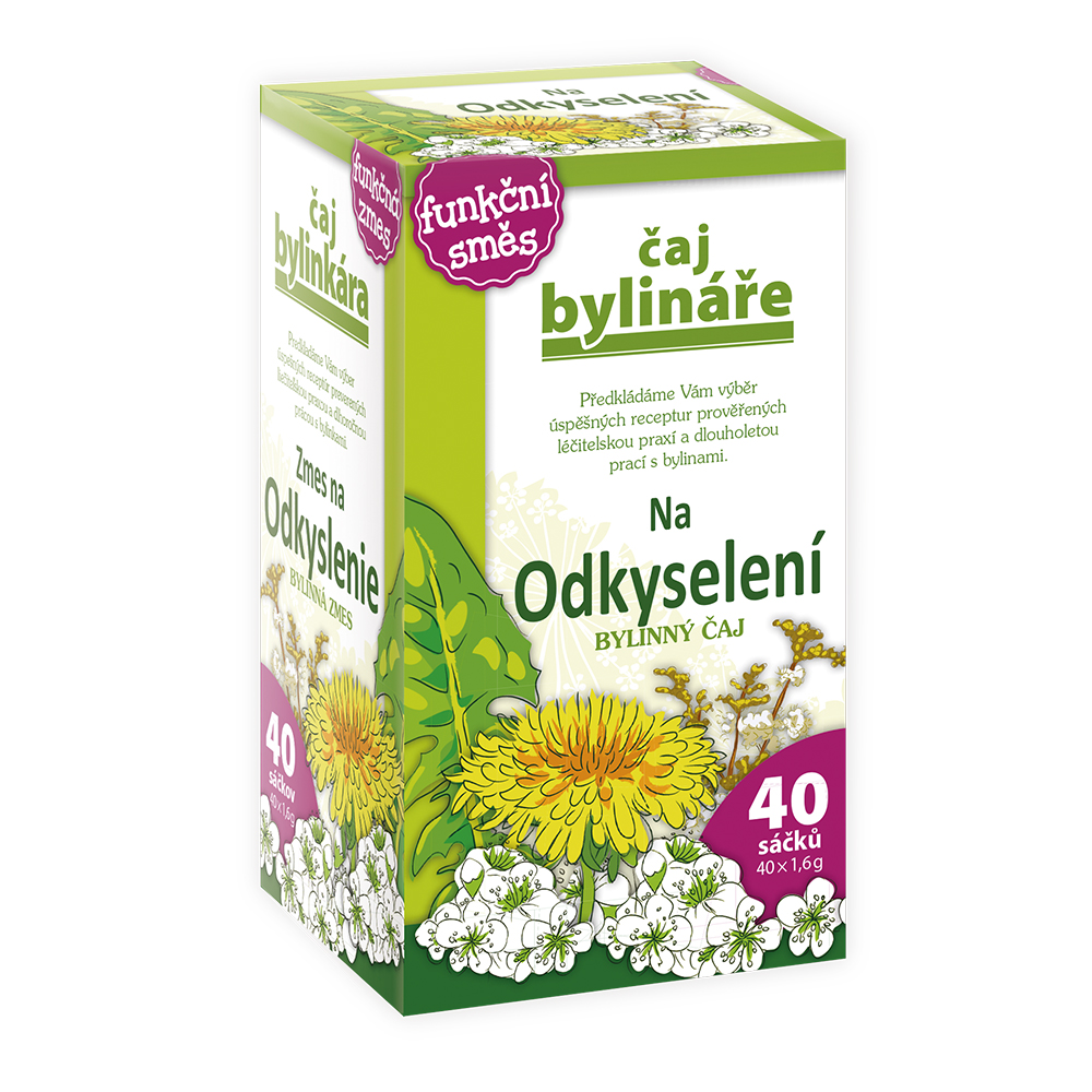 Čaj bylináře Na odkyselení nálevové sáčky 40x1