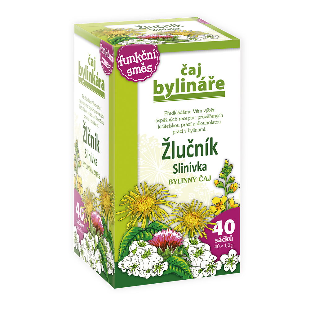 Čaj bylináře Žlučník a slinivka nálevové sáčky 40x1