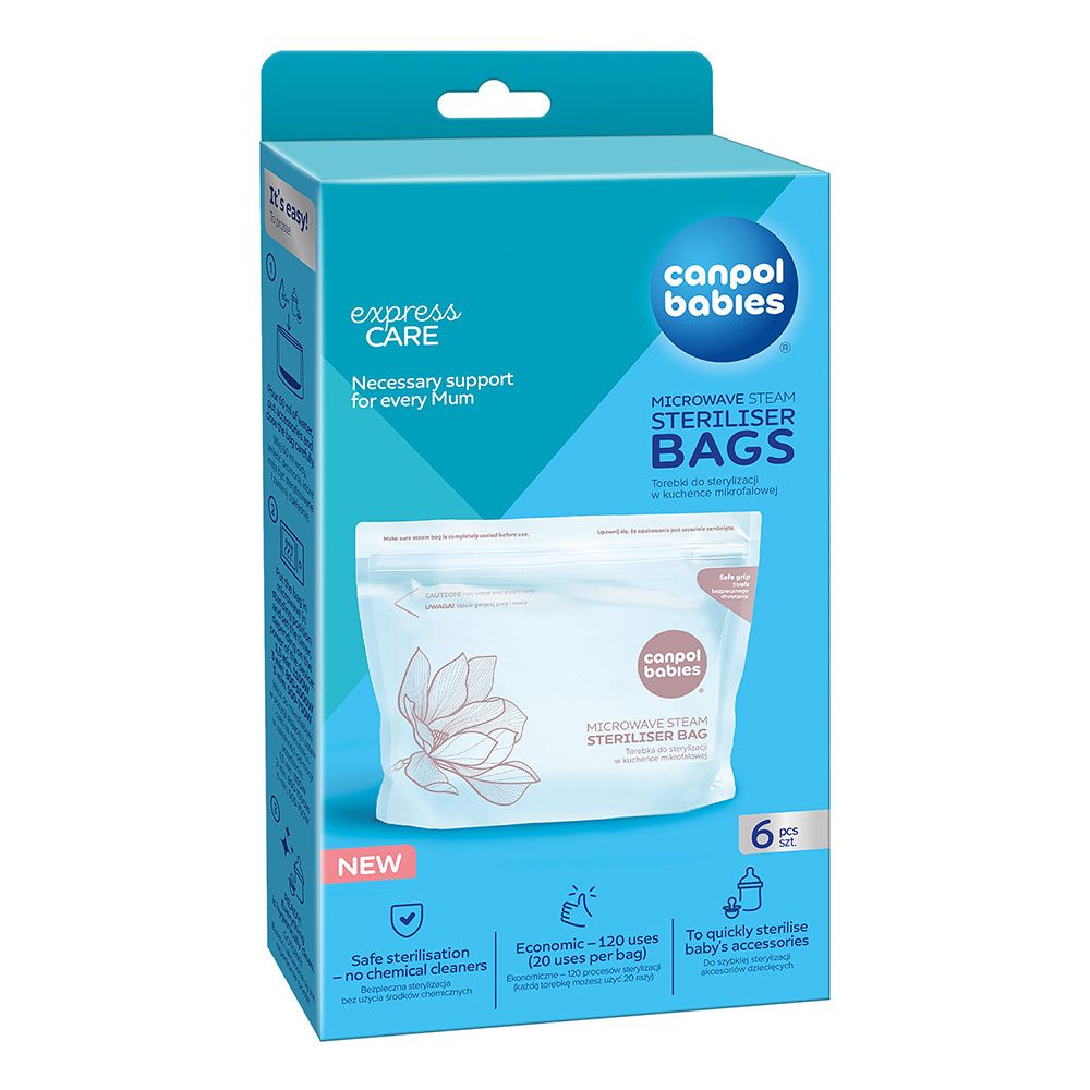Canpol babies Sterilizační sáčky do mikrovlnky 6 ks Canpol babies