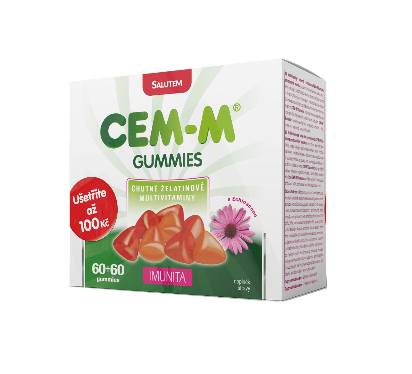 Cem-m gummies Imunita 60+60 tablet dárkové balení Cem-m