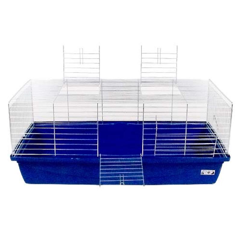 Cobbyspet RABBIT 100 zink klec pro králíky 100 x 51 x 45cm s jesličkami pozinkované Cobbys Pet