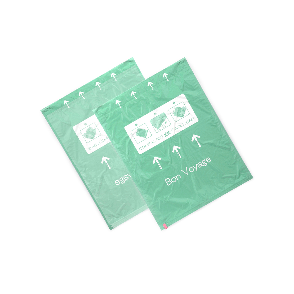 Compactor Jet Roll Bags L 55 × 70 cm 50 litrů cestovní vakuové pytle 2 ks Compactor