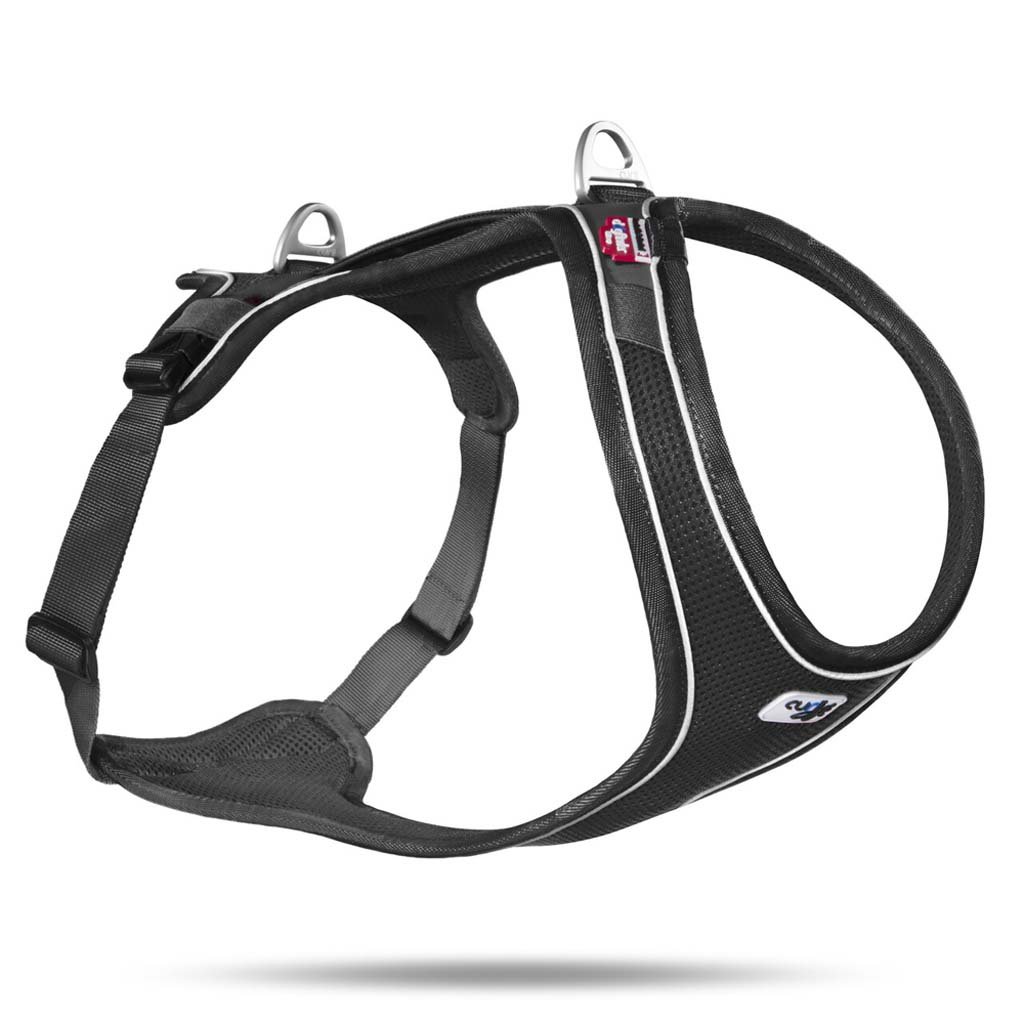 Curli Postroj pro psy Belka Comfort Black S
