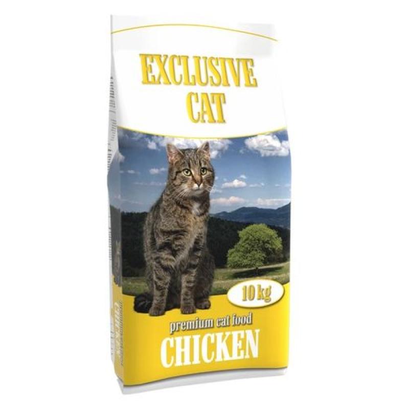 Delikan EXCLUSIVE CAT Chicken 10kg Krmivo pro vnější a vnitřní kočky s kuřecím m Delikan