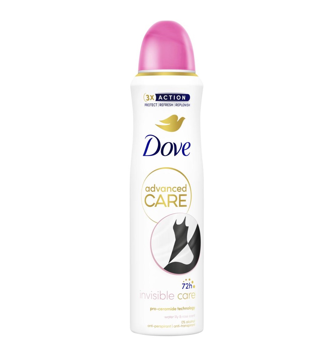 Dove Advanced Care Invisible Care antiperspirant ve spreji 150 ml Dove