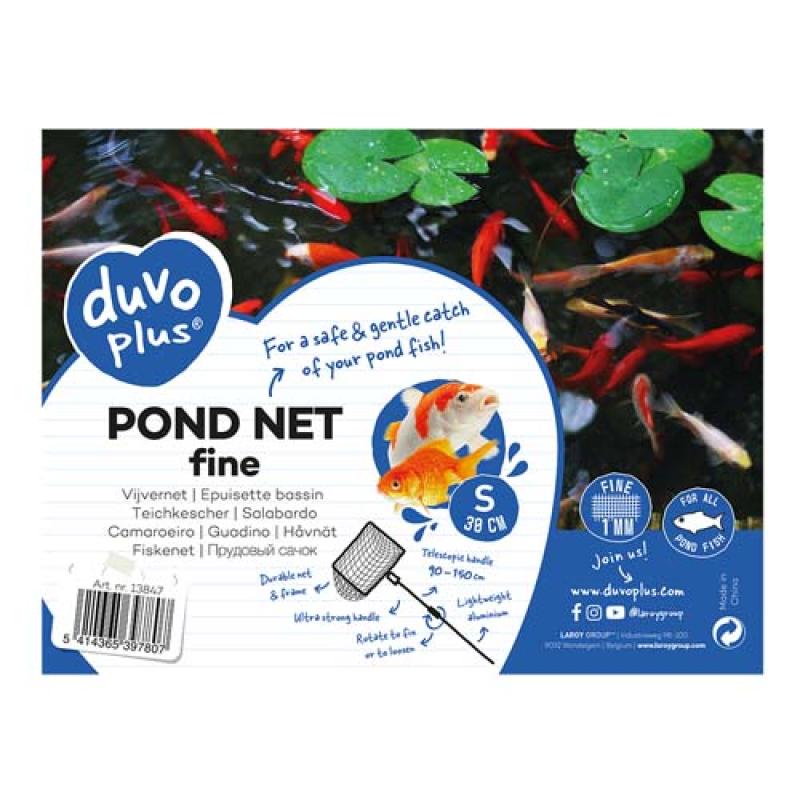 Duvo+ Síťka na jezírkové ryby s teleskopickou rukojetí- řídká 30x25cm (90-150c Duvo+