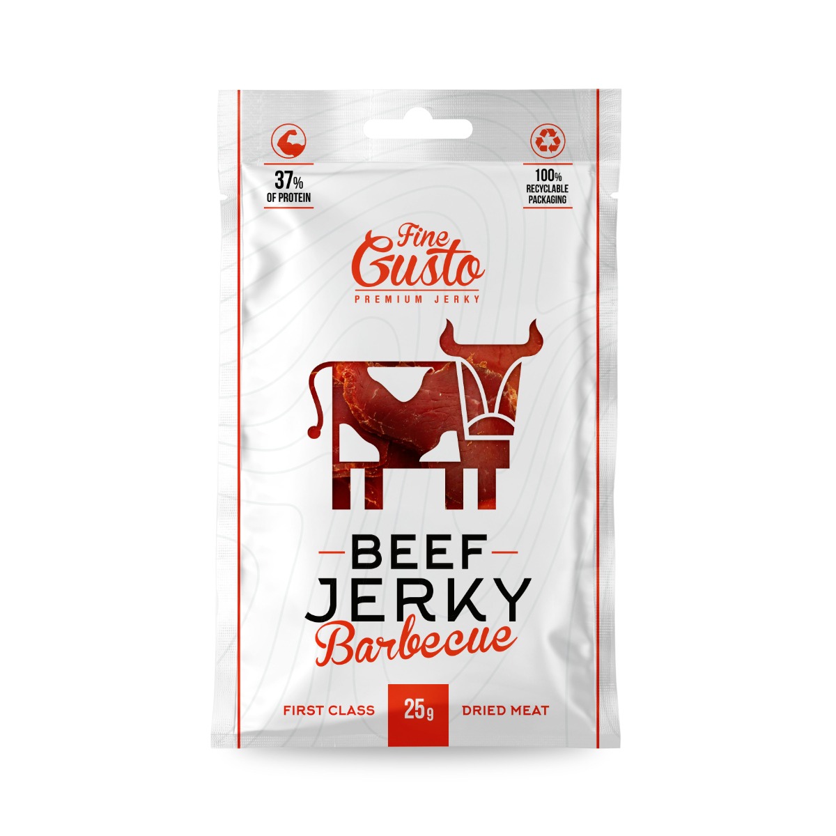Fine Gusto Hovězí jerky BBQ 25 g Fine Gusto