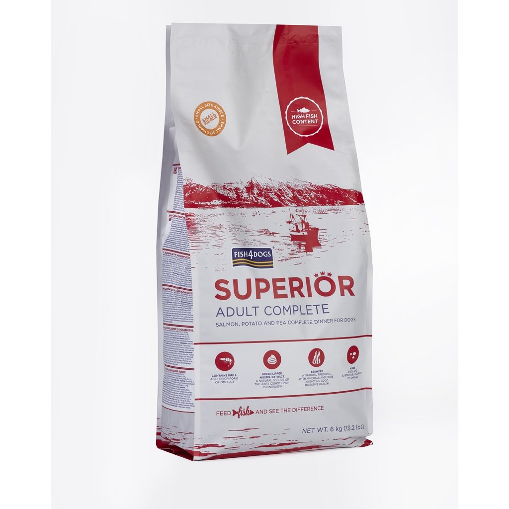 Fish4Dogs Granule malé pro dospělé psy Superior losos s bramborami 6 kg Fish4Dogs