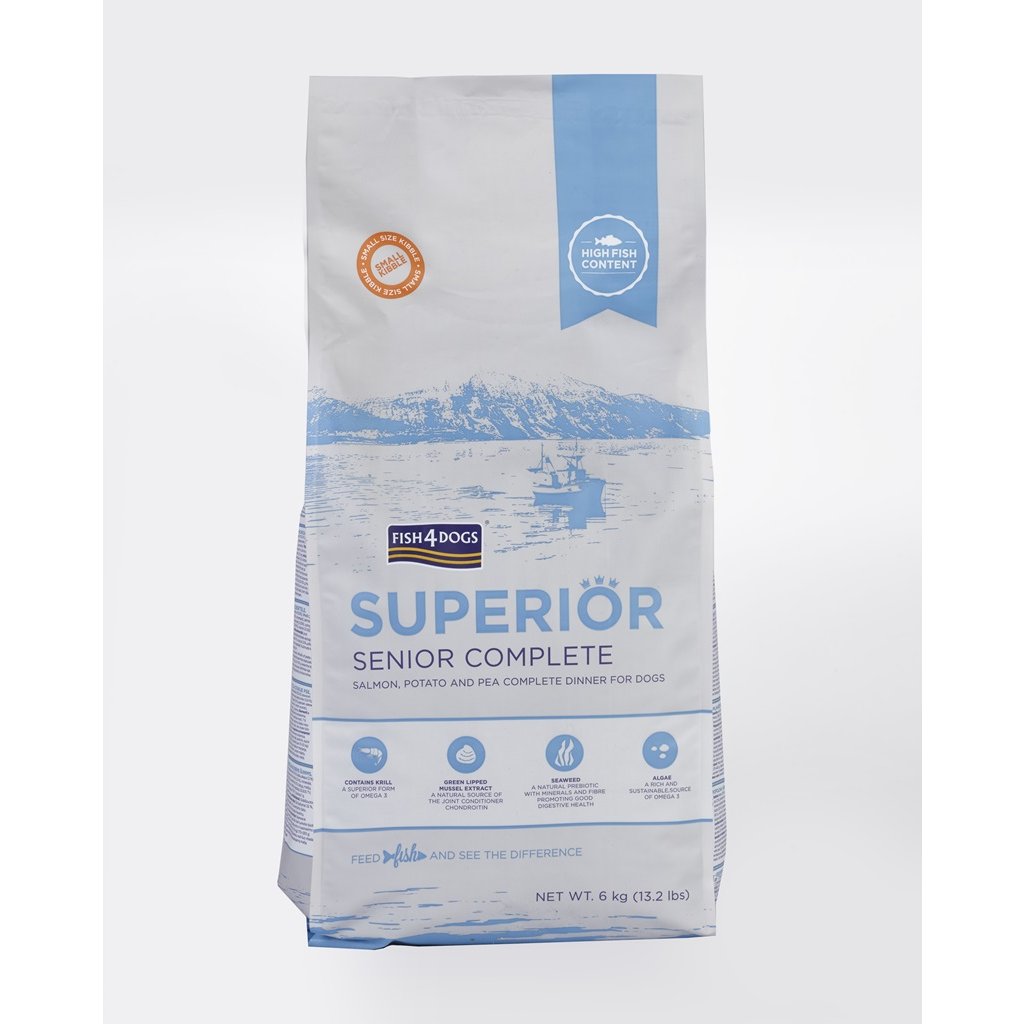 Fish4Dogs Granule malé pro starší psy Superior losos s bramborami 6 kg Fish4Dogs