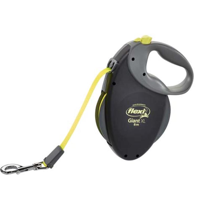 Flexi Giant PLUS popruh L 8m od 50kg černé pro hodně velké a silné psy Flexi