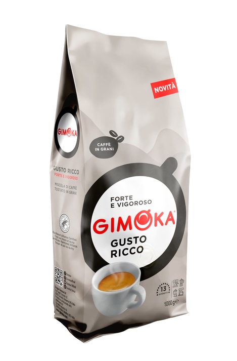 Gimoka Gusto Ricco 90% Arabica 10% Robusta zrnková káva 1 kg Gimoka