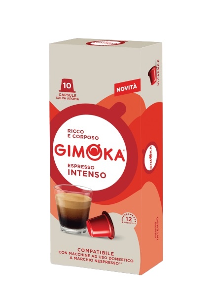 Gimoka Intenso 50% Arabica 50% Robusta kávové kapsle 10 ks Gimoka
