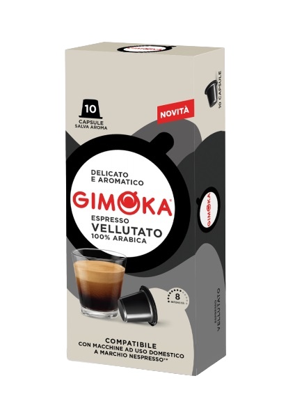 Gimoka Vellutato 100% Arabica kávové kapsle 10 ks Gimoka