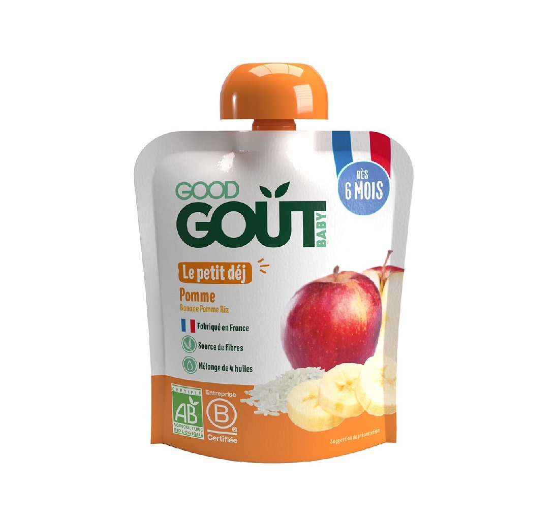 Good Gout BIO Jablečná snídaně 6m+ kapsička 70 g Good Gout