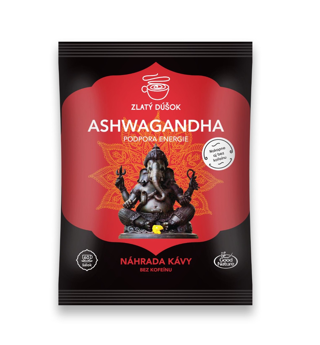 Good Nature Zlatý doušek Ajurvédská káva Ashwagandha 100 g Good Nature
