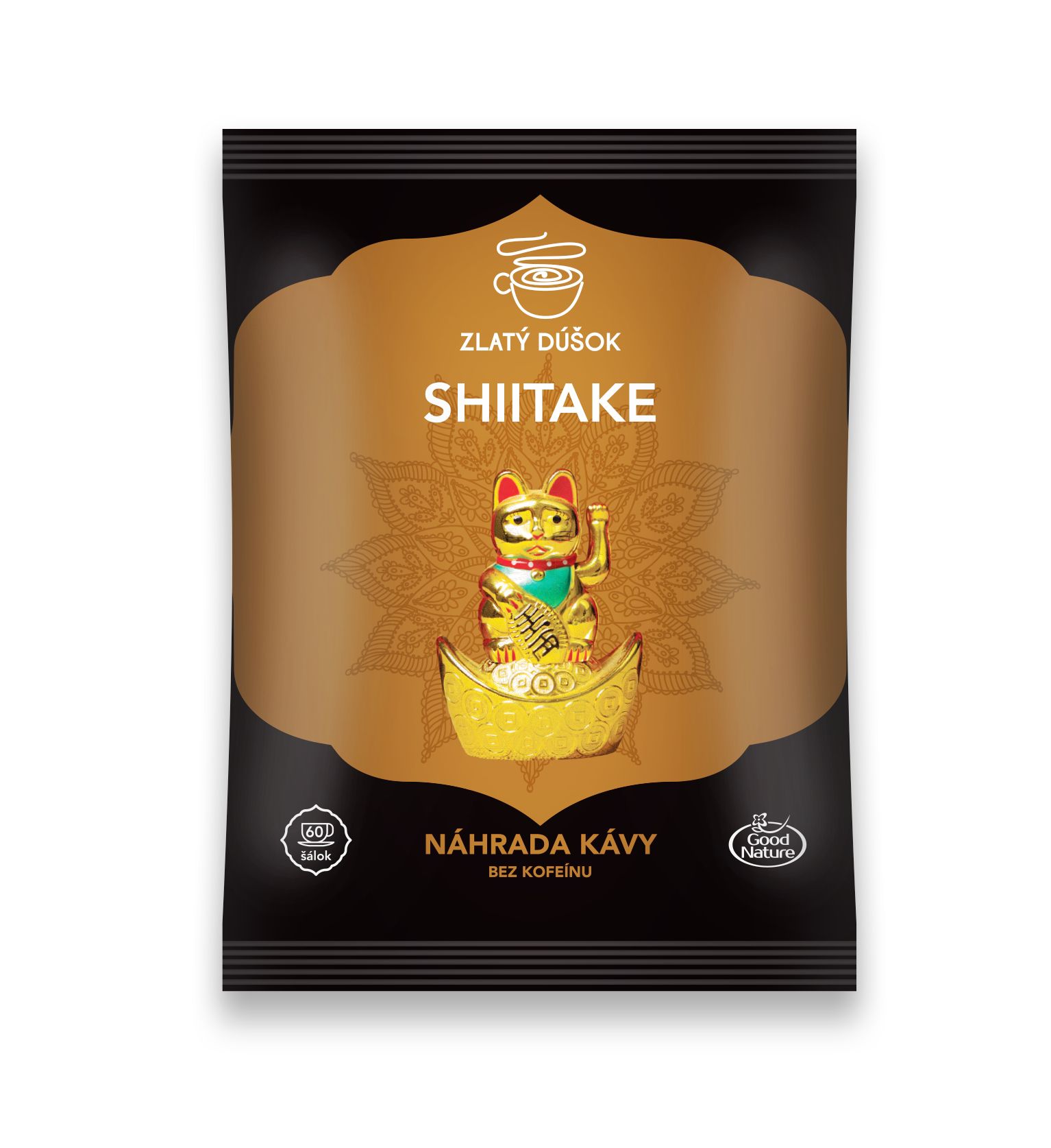 Good Nature Zlatý doušek Shiitake instantní kávovinový nápoj 100 g Good Nature