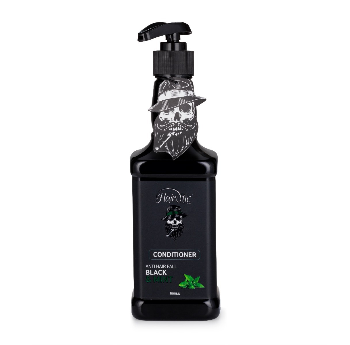 Hairotic Men Black & Mint kondicionér při vypadávání vlasů 500 ml Hairotic