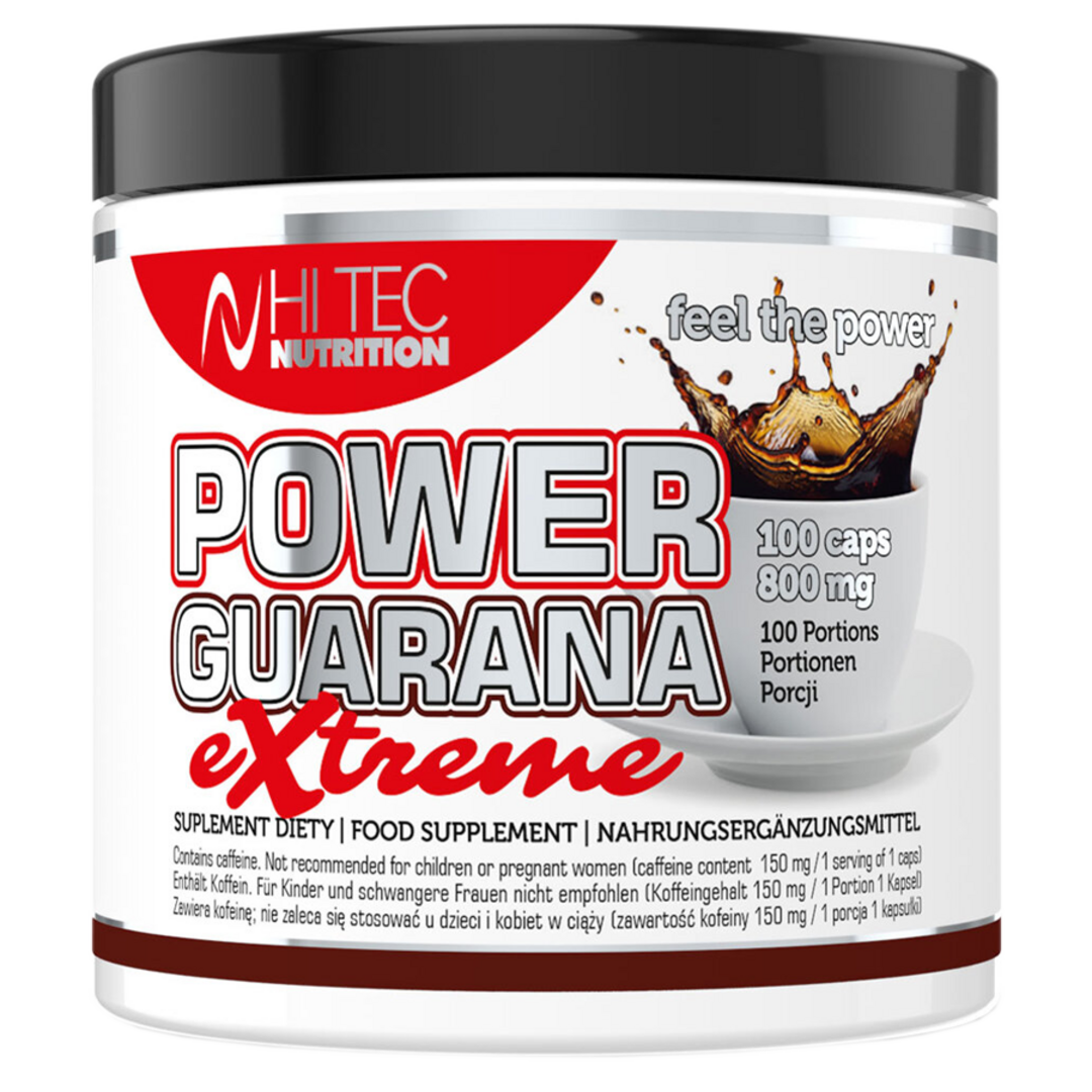HiTec Nutrition Power Guarana - 100 kapslí HiTec Nutrition