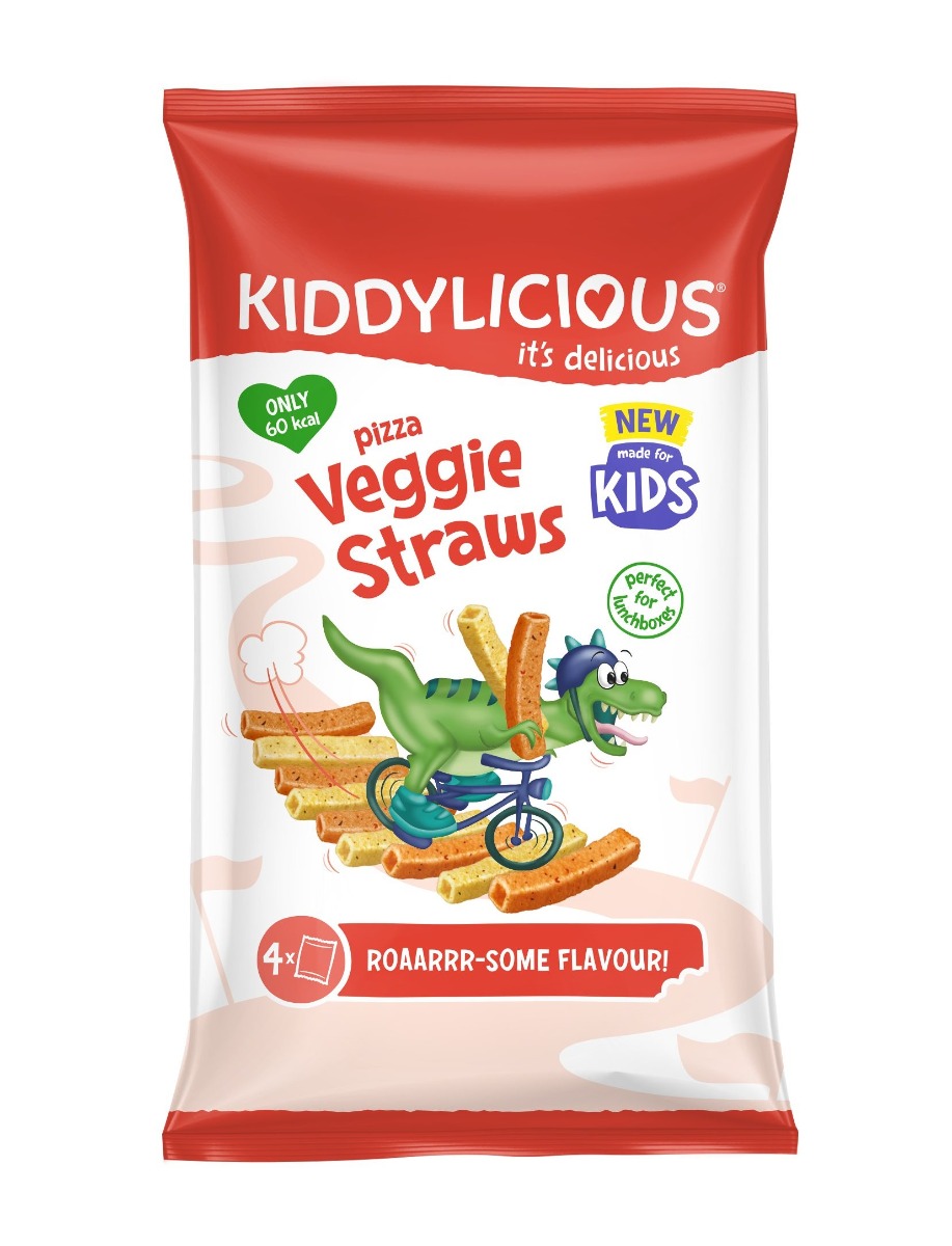 Kiddylicious Tyčinky zeleninové s příchutí pizza 4x12 g Kiddylicious