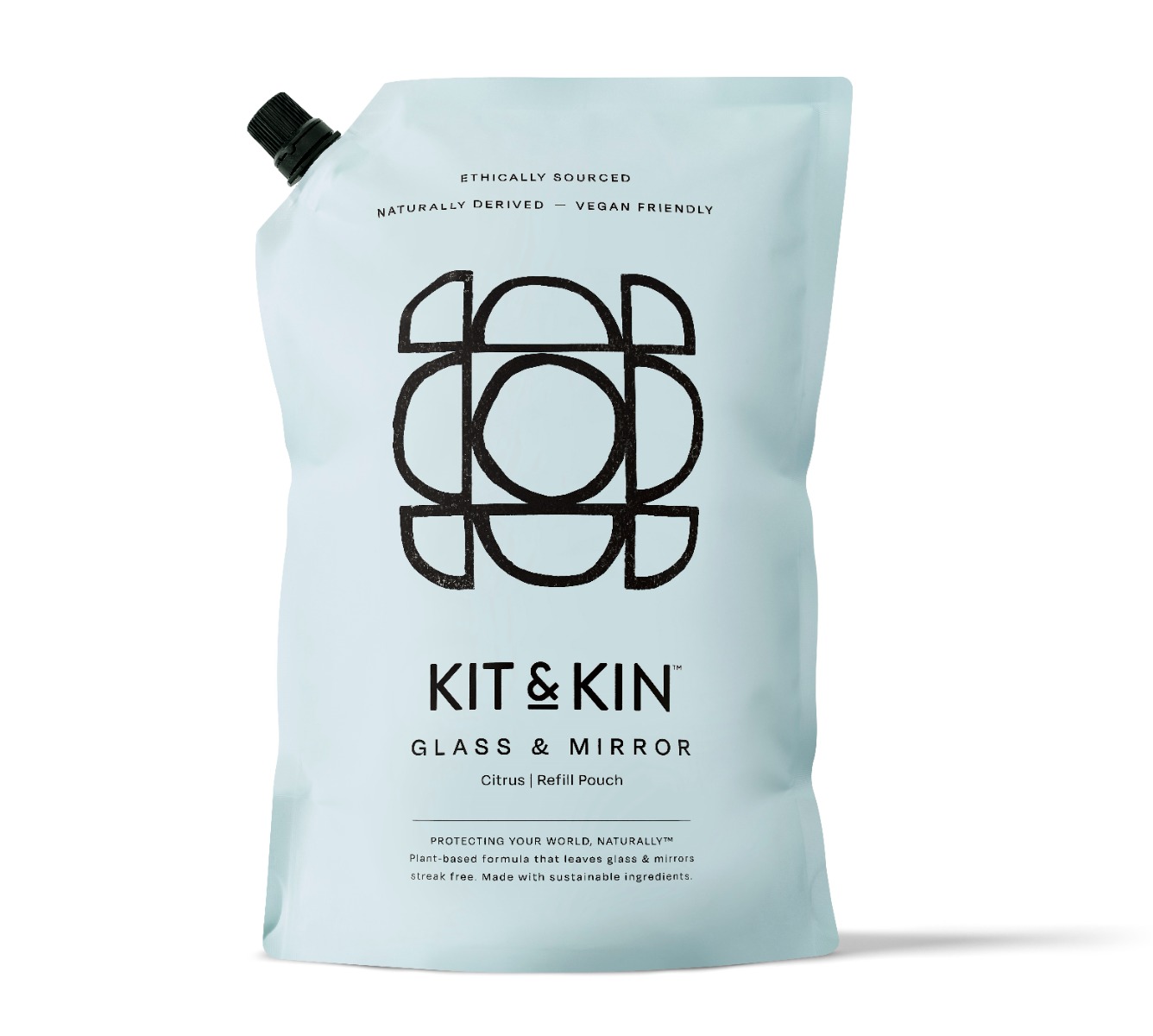 Kit & Kin Čistič na sklo a zrcadla Citrus náplň 1 l Kit & Kin