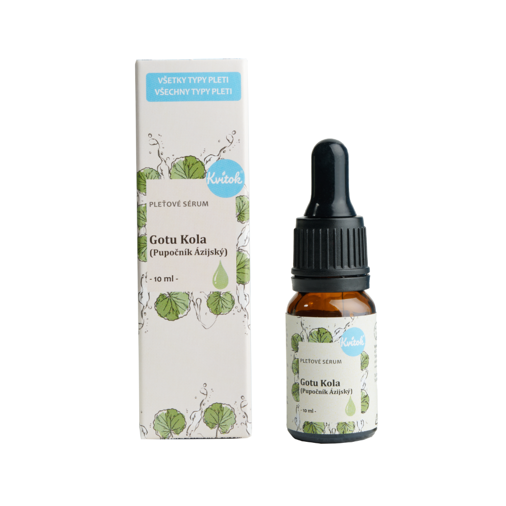 Kvitok Pleťové sérum - Gotu kola (10 ml) Kvitok