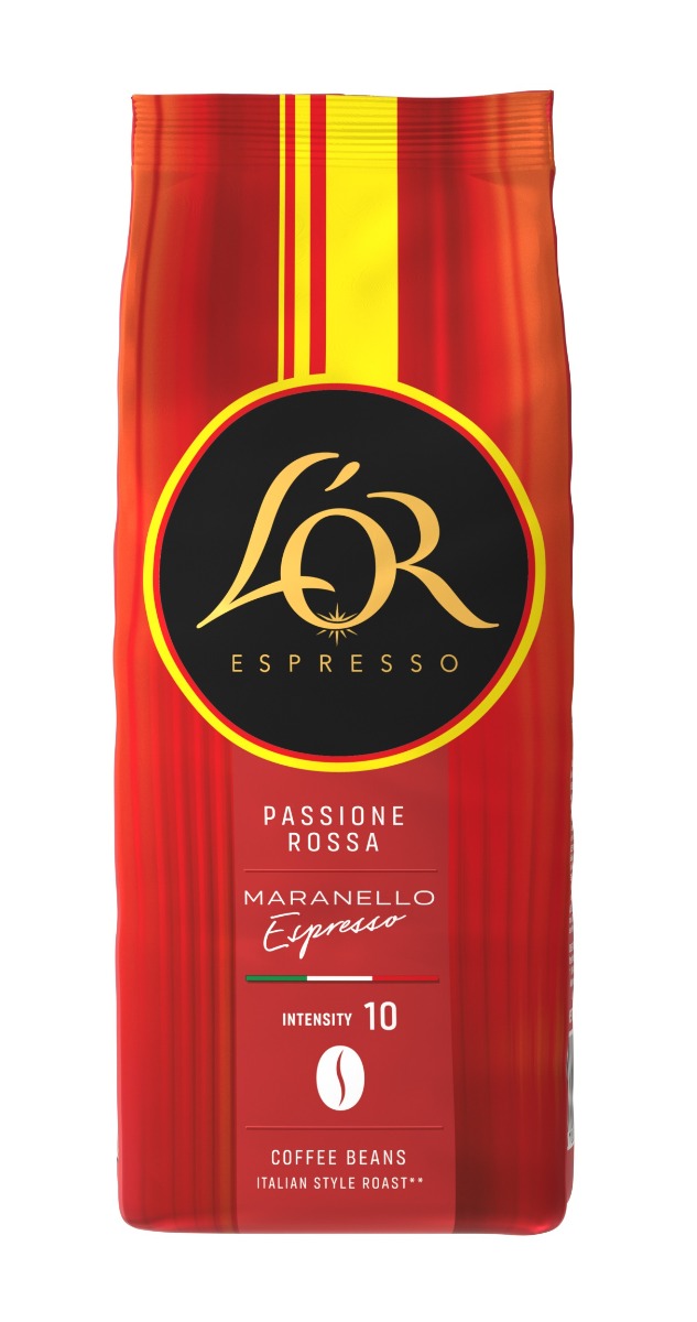 L'OR Espresso Passione Rossa Maranello zrnková káva 450 g L'OR