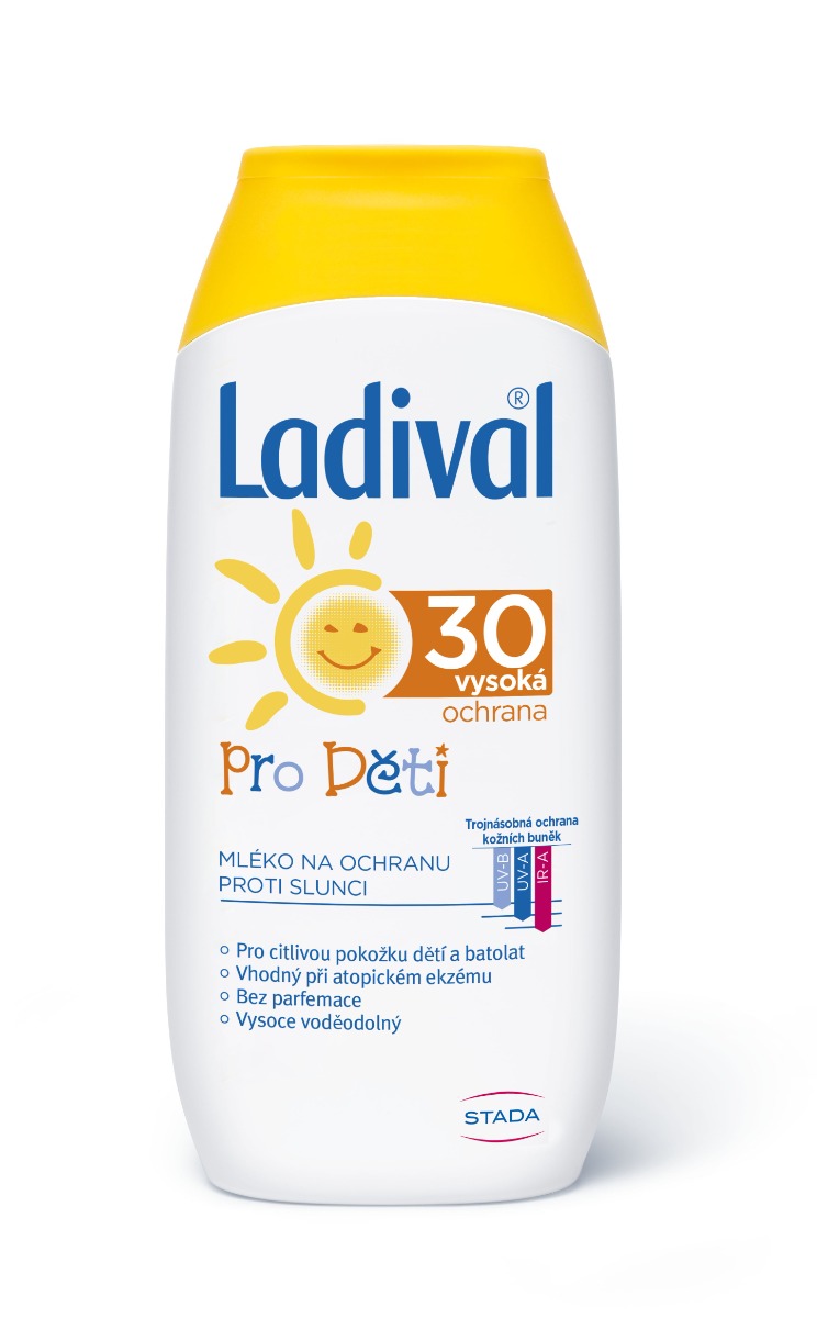 Ladival Pro děti OF30 mléko 200 ml Ladival