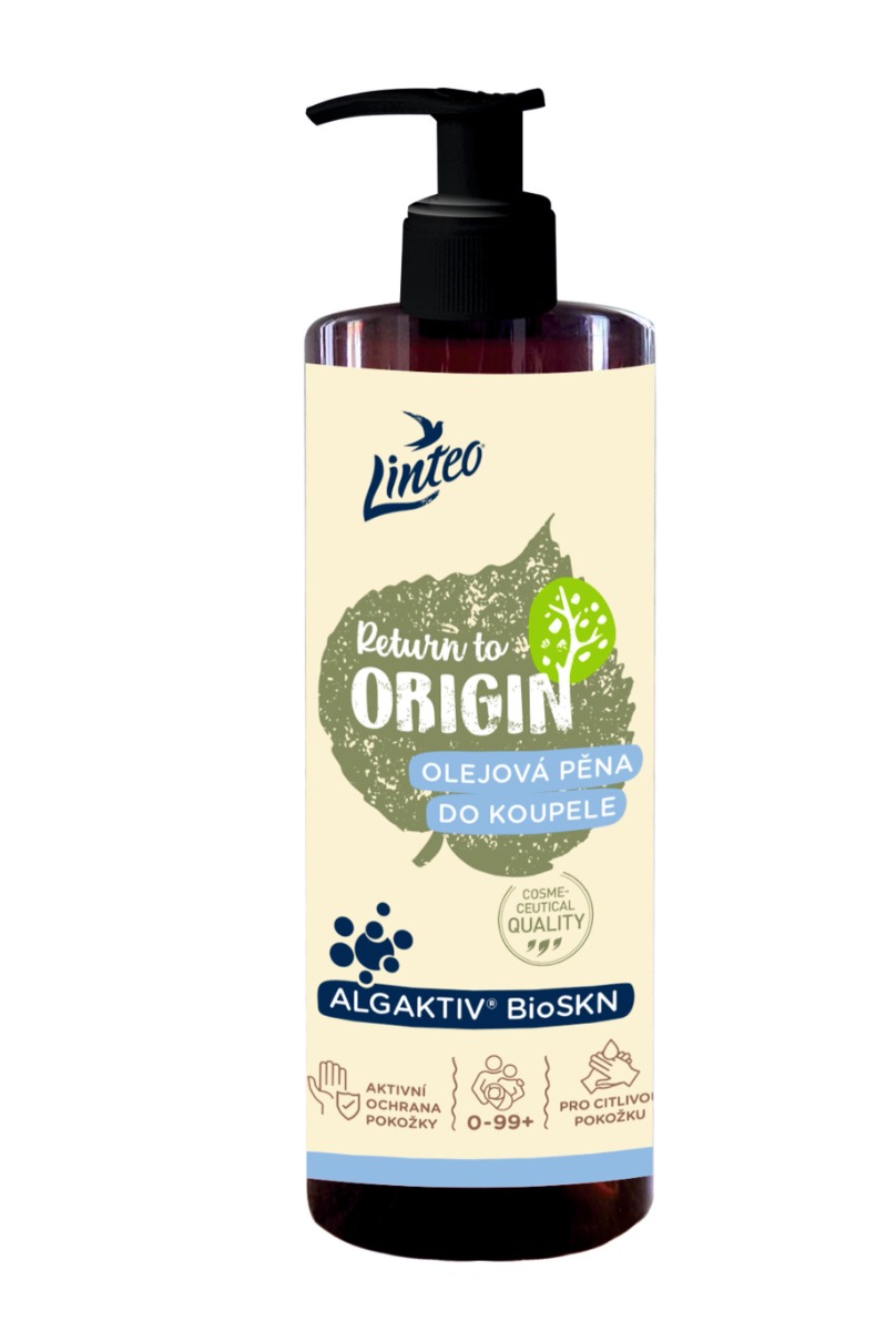 Linteo Return to ORIGIN Olejová pěna do koupele 385 ml Linteo