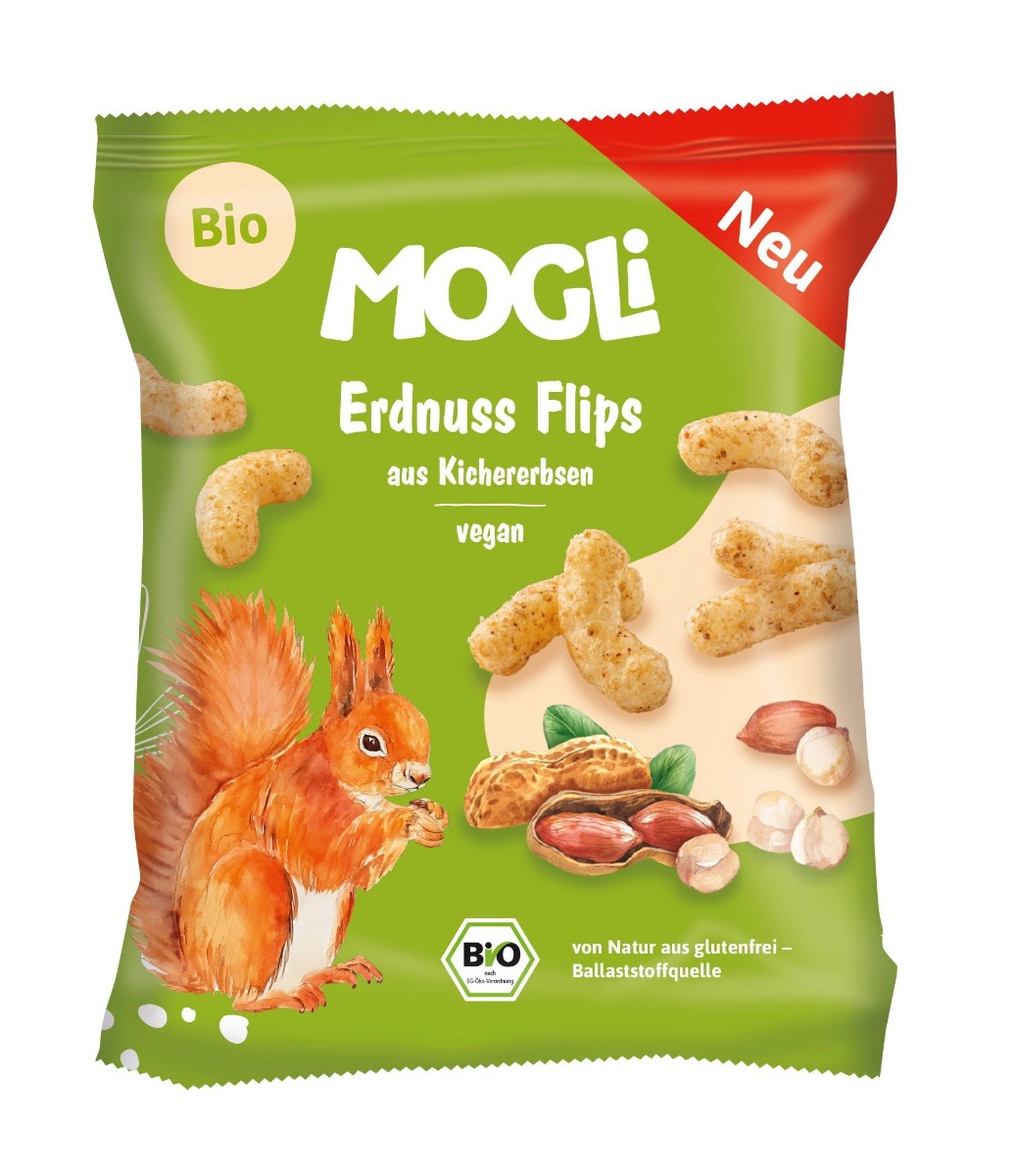 MOGLi BIO Arašídové křupky 30 g MOGLi