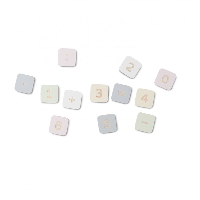 Milin dřevěné kostky Math Milin