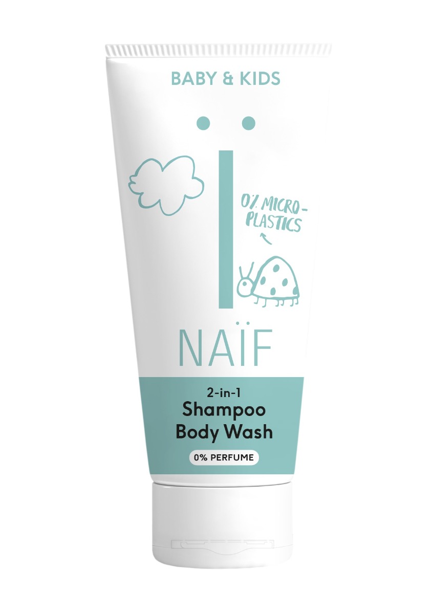 NAIF Mycí gel a šampon 2v1 pro děti a miminka 200 ml NAIF