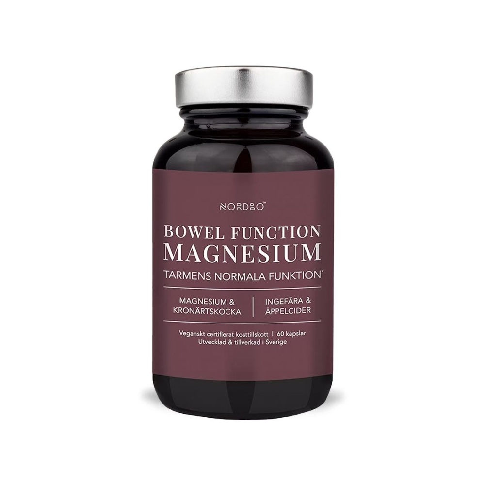 Nordbo Bowel Function Magnesium 60 kapslí Nordbo