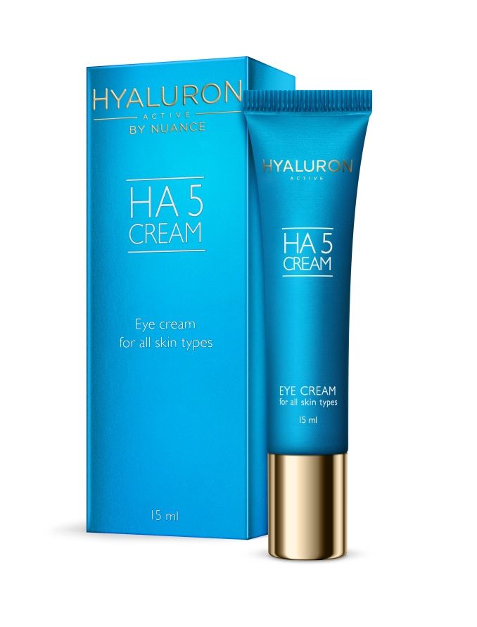 Nuance Hyaluron Active HA 5 oční krém pro všechny typy pleti 15 ml Nuance