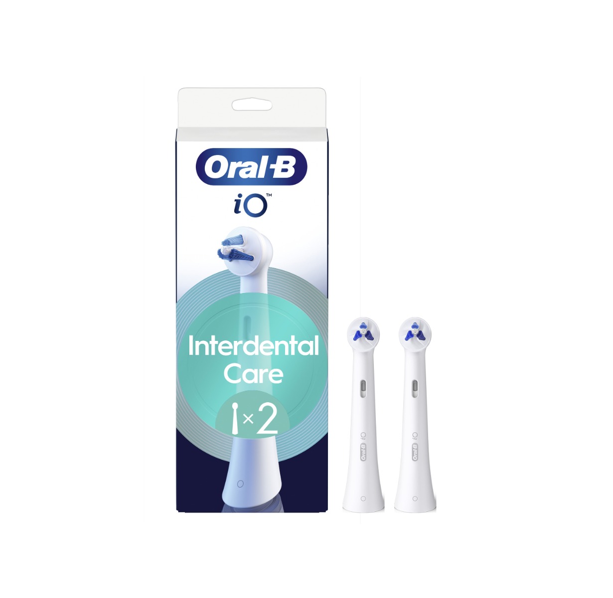 Oral-B iO Interdental Clean kartáčkové hlavy 2 ks bílé Oral-B