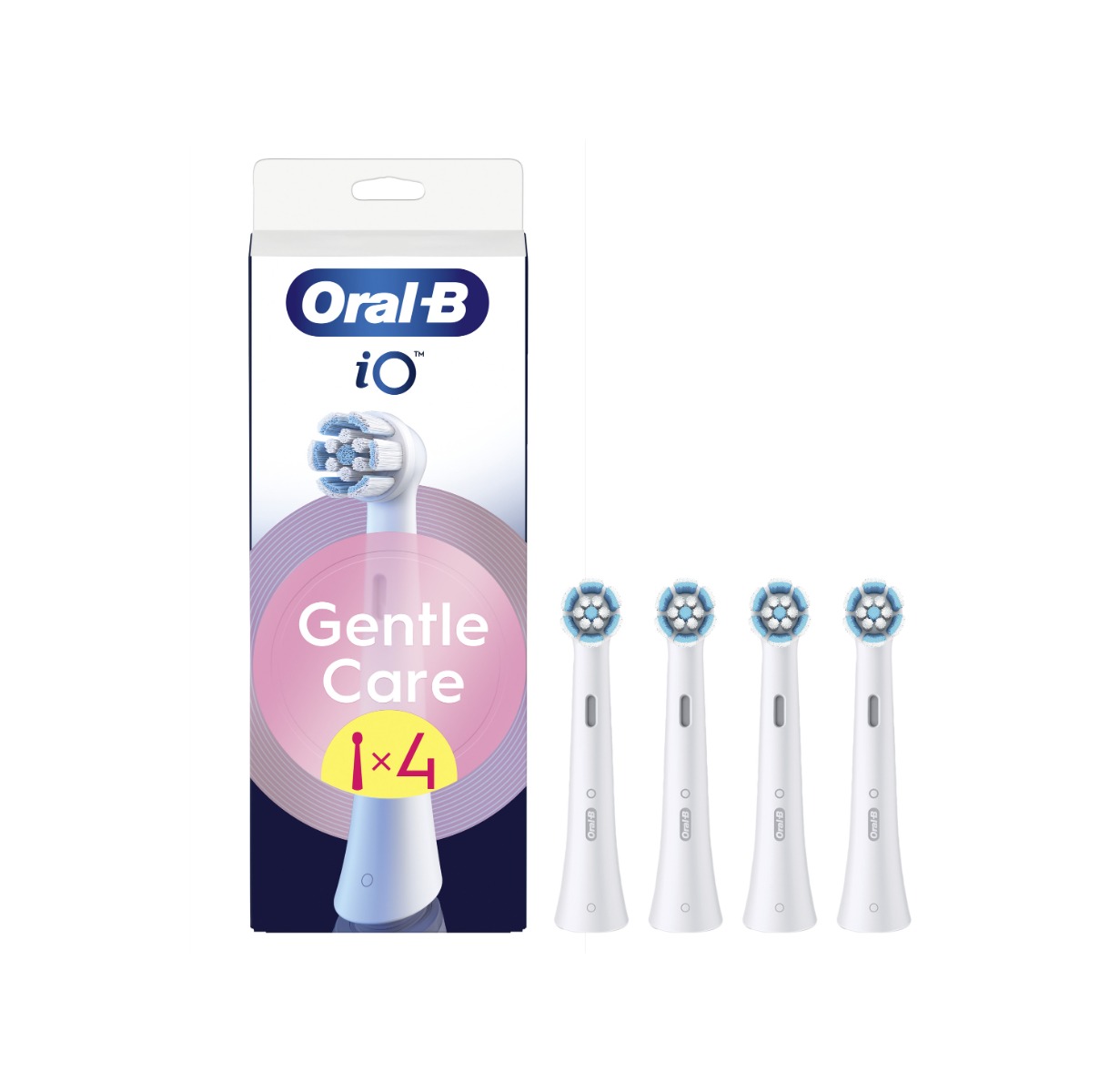 Oral-B iO Series Gentle Care kartáčkové hlavy 4 ks bílé Oral-B