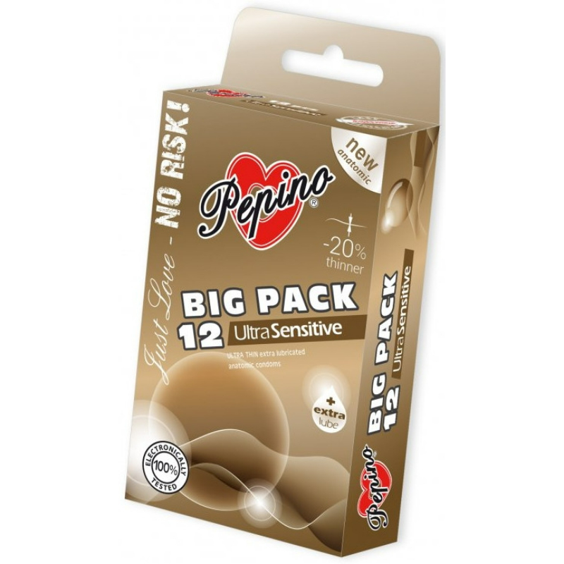 Pepino Ultra Sensitive – tenké kondomy (12 ks) Pepino