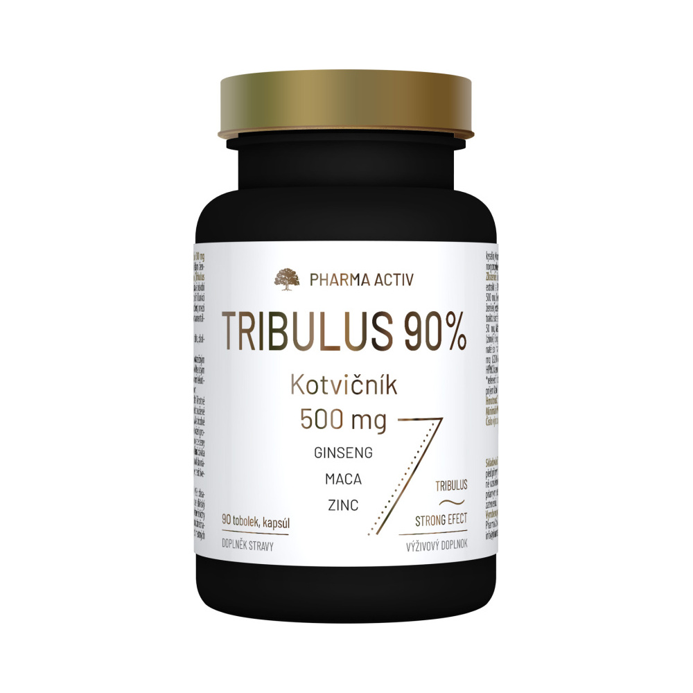 Pharma Activ Tribulus 90% Kotvičník 500 mg 90 tobolek Pharma Activ