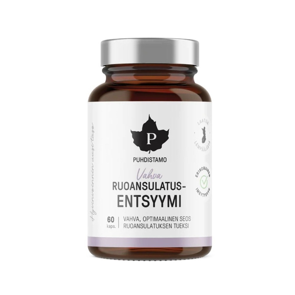 Puhdistamo Super Digestive Enzymes 60 kapslí Puhdistamo