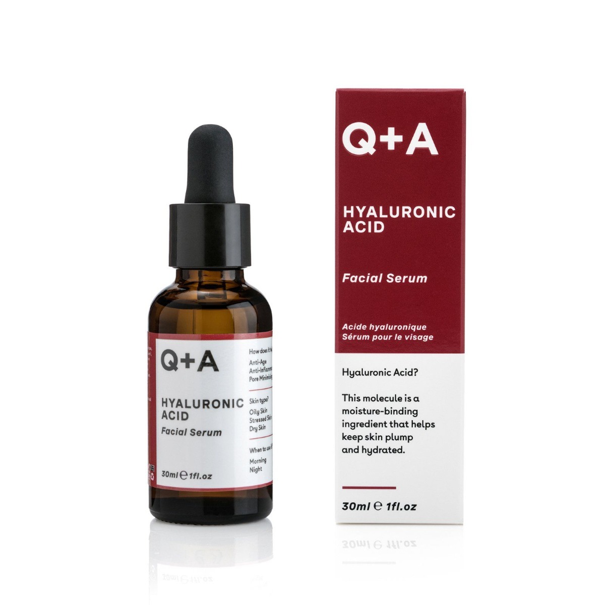 Q+A Pleťové sérum s kyselinou hyaluronovou 30 ml Q+A