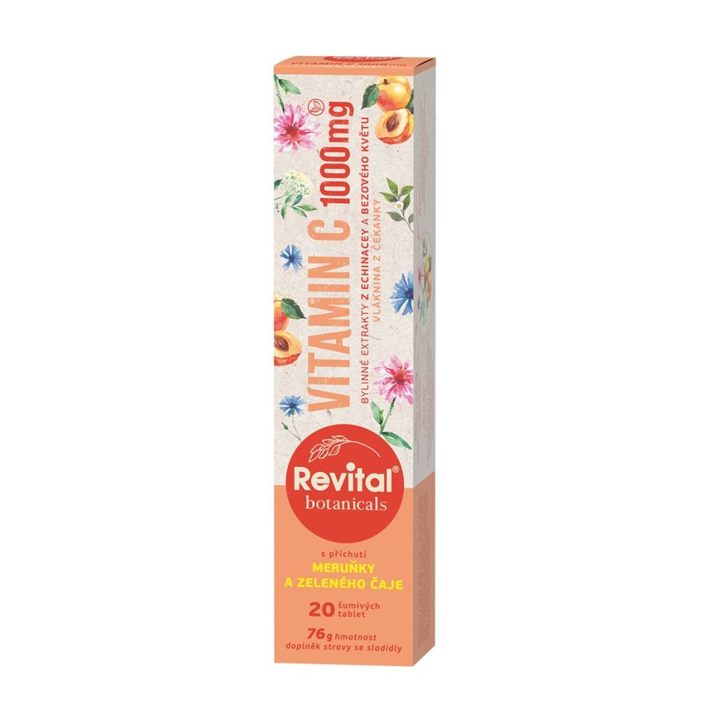 Revital Botanicals Vitamin C 1000 mg 20 šumivých tablet Revital