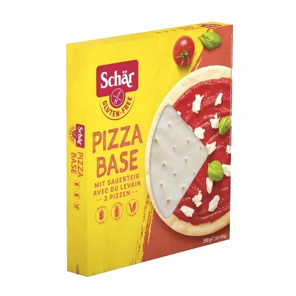 SCHÄR Pizza Base bez lepku 2x150 g v 1 balení SCHÄR