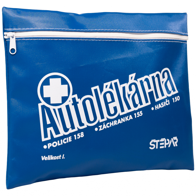 ŠTĚPAŘ Autolékárnička velikost I. - polštářek modrý 153/2023 Sb. ŠTĚPAŘ