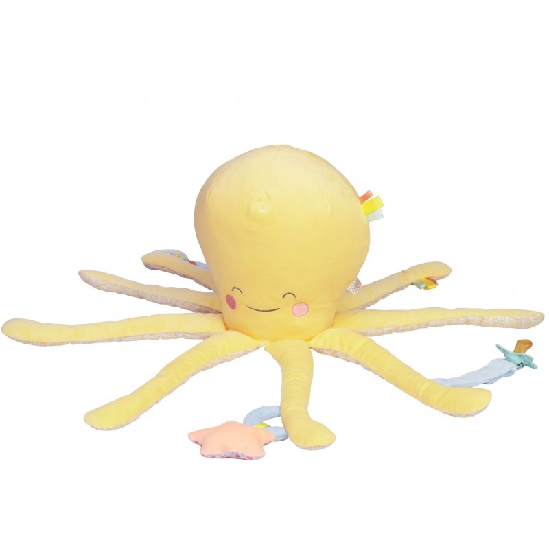 Saro Baby multifunkční chobotnice Happy Sea Yellow Saro Baby