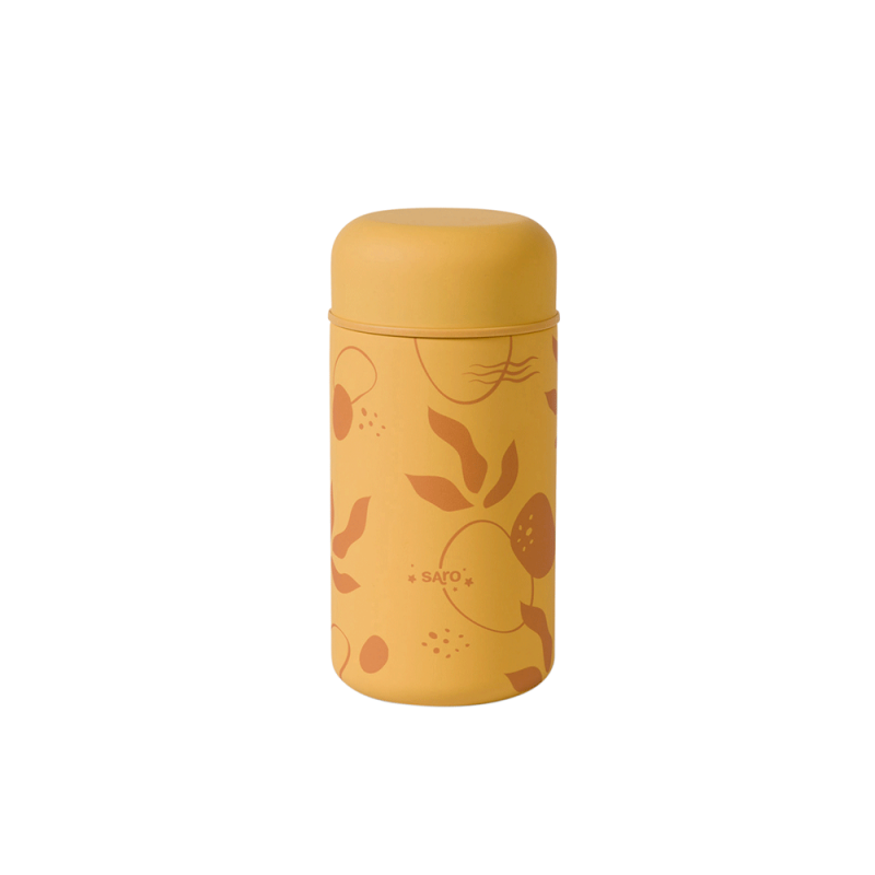Saro Baby nerezová termoska na jídlo 500ml Mustard Saro Baby