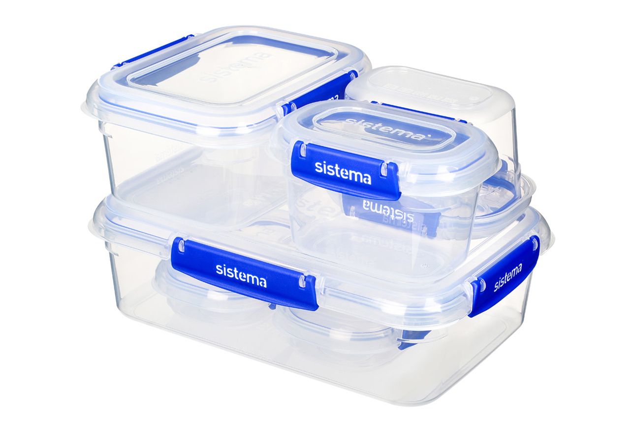 Sistema Klip It Plus sada 6 krabiček na potraviny Sistema